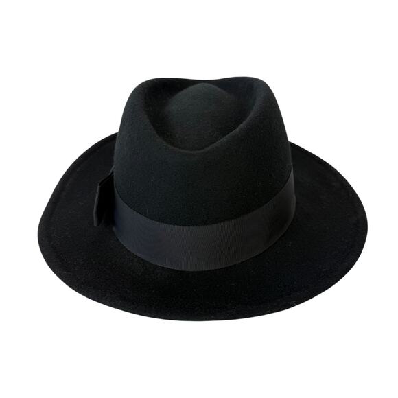Vintage Street Smart by Betmar Fedora Hat 100% Wool Felt Women's Made in USA - Picture 10 of 15